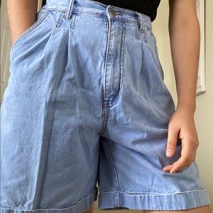 Vintage High Waisted Denim Shorts